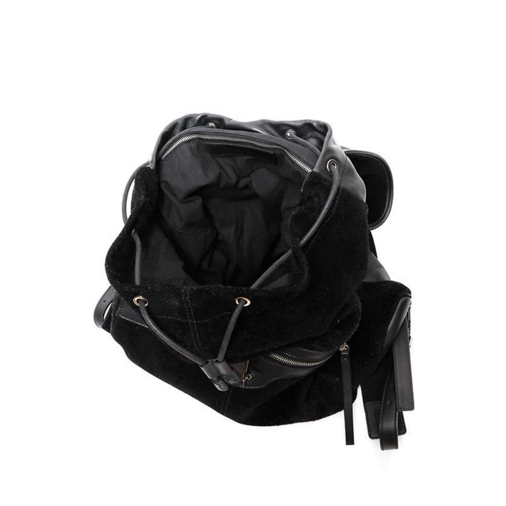 Balenciaga Leather Suede Lock Backpack/Daypack, Black, WS21590 - Picture 13 of 13